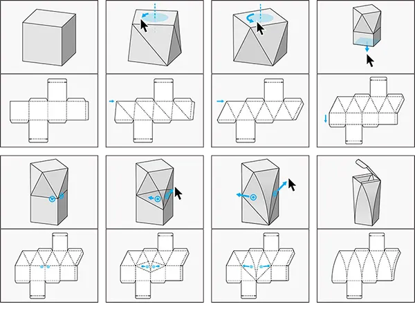 curved crease workflow